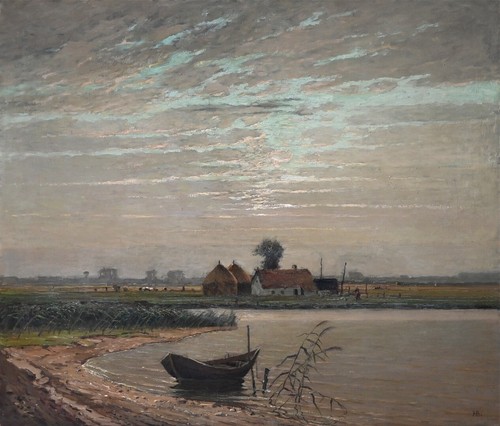 Dipinto olio romantico