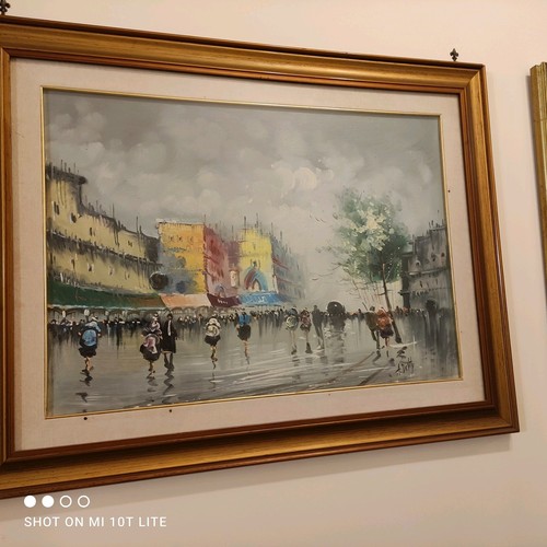 Quadro olio tela devity - su, a.devity
