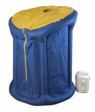 Mobile Sauna A Vapore Gonfiabile Con Generatore Di Vapore 1,8 L 850 W Blu-Giallo