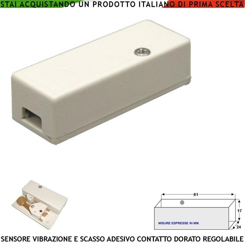 Sensore vibrazioni adesivo - vibrazioni,