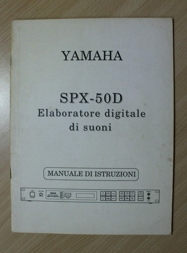Yamaha spx 50d elaboratore - spx-50d,