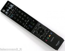 TELECOMANDO ORIGINALE Sharp LC-46LE810E LC46LE811E LC-46LE811E LC46LE812E Nuovo