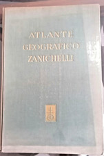 1950 ATLANTE GEOGRAFICO ZANICHELLI  G. NANGERONI - L. RICCI - G. CORBELLINI
