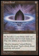 MTG LOTUS PETAL ENGLISH EXC - PETALO DI LOTO - TE - MAGIC