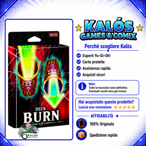 Yugioh mazzo deck - burn,