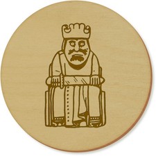 Set sottobicchieri 'King Chess