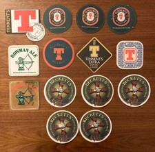 14 sottobicchieri birre inglesi