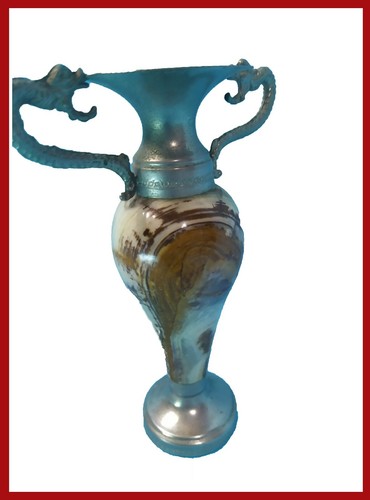 Vaso onice peltro marmo - vaso, e