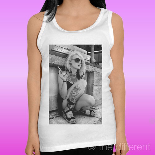 Canotta shirt donna smoke - t-shirt,