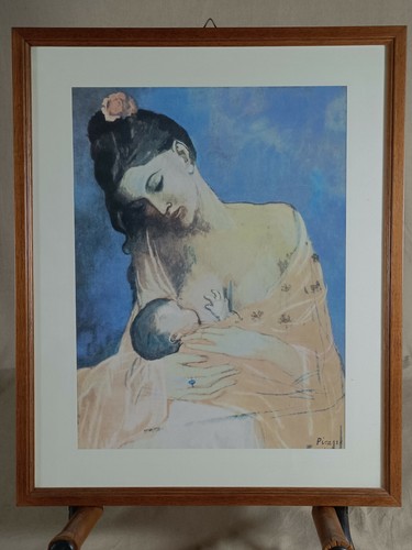 Quadro con cornice donna - quadro,