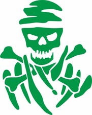 Tuareg teschio Stikers-Adesivo Prespaziato decorazioni stampe auto moto casa