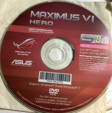 ASUS DISCO SUPPORTO SCHEDA MADRE ORIGINALE MAXIMUS VI HERO GENE M3139 -DVD ROM