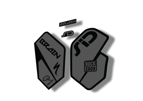 Adesivo decalcomania rock - rock, shox