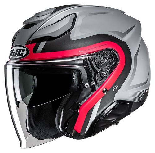 Casco jet hjc f31 bask - casco, mc1sf