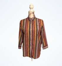 LAUREN Ralph Lauren Camicia Donna Manica 3/4 Cotone Tg M