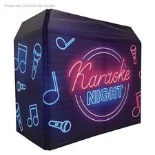 Equinox Karaoke Design Lycra DJ Stand Cover Party Discoteca Stage