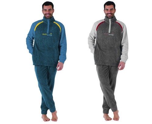 Pigiama uomo invernale coral - pigiama,