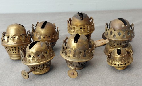Single wick paraffin brass - 7,