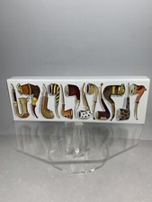 FORNASETTI Scatola Pipa Fumo Sigari Legno Smaltato Italia Metà Secolo Moderna