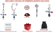 Orecchini cerchio argento s925 - orecchini,