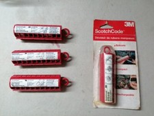 Nastri numerazione con erogatori 3M scotch Code bianco STD-0-9 ACCETTO PROPOSTE