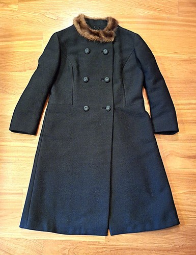 Cappotto donna nero - in, lana