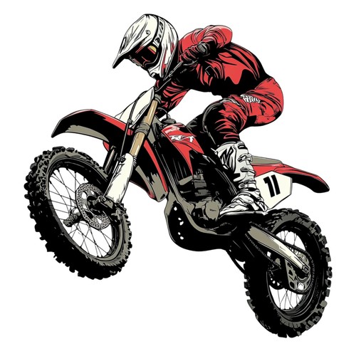 Adesivi dirt bike motocross - dirt,