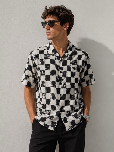 Camicia zara uomo media - zara, nera