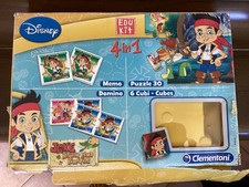 puzzle cubi memo domino Jake il pirata Disney Clementoni
