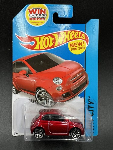 Hot wheels fiat 500 rossa - hot,