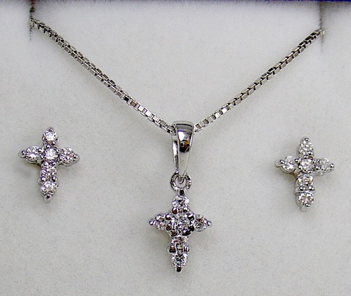 Parure argento 925 - 925, crocette
