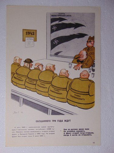 Poster propaganda sovietica