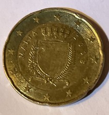 Moneta 20cent, Malta, 2008