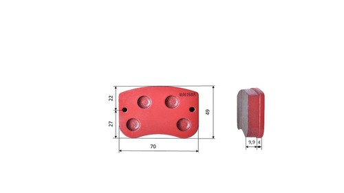 Pastiglie dei freni - , (set