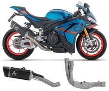Scarico Completo Arrow Titan Dark Pista Racc Inox centr Inox APRILIA RSV 4 2025