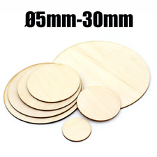 Trucioli di legno vuoti non finiti artigianato grezzi forme cerchio quadrato fai da te arte