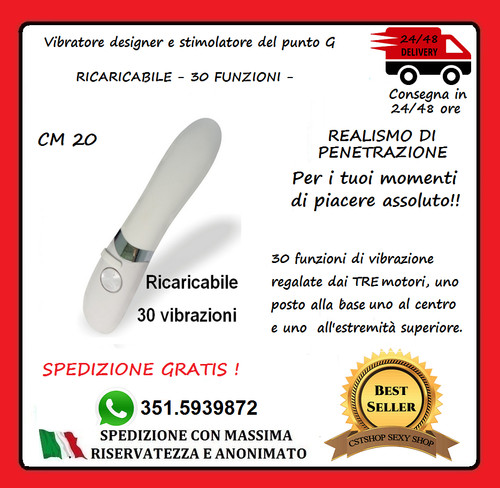 Vibratore unisex ricaricabile