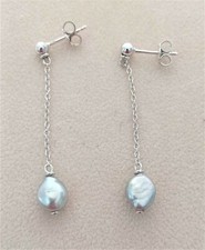 ORECCHINI PENDENTI ORO BIANCO