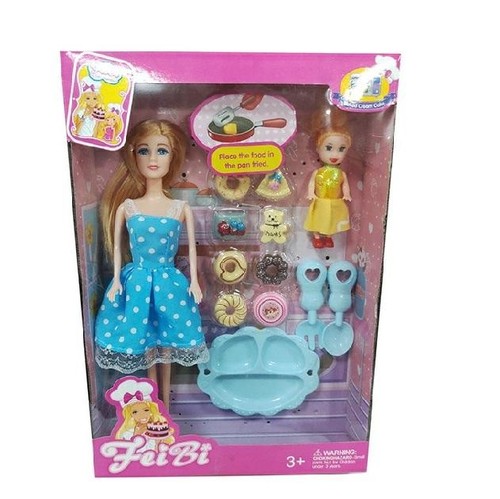 Bambola con figlia fei - bambola, bi