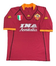 MAGLIA CALCIO AS ROMA 2001/02 KAPPA JERSEY TRIKOT MAILLOT FOOTBALL SHIRT