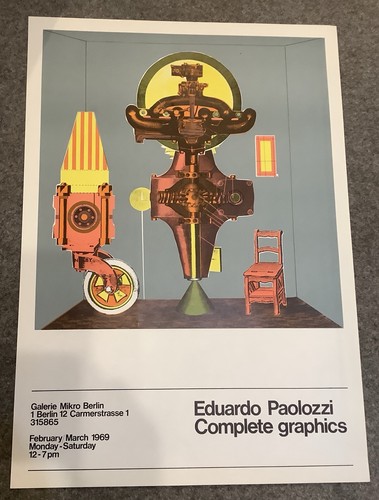 Eduardo paolozzi poster - paolozzi,