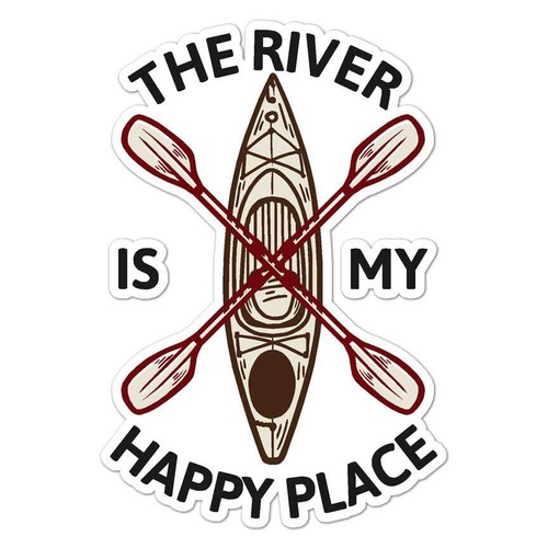 River happy place kayak - river,