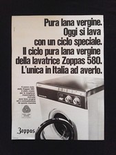 Pubblicita'Advertising Originale Vintage ZOPPAS LAVATRICE b/n 27 aprile 1969(A1)