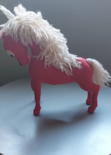 Cavallino  pubblicitario  in pannolenci  gadget Brandy Cavallino Rosso anni 60