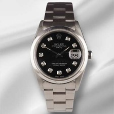 Rolex Date 34mm Donna Nero