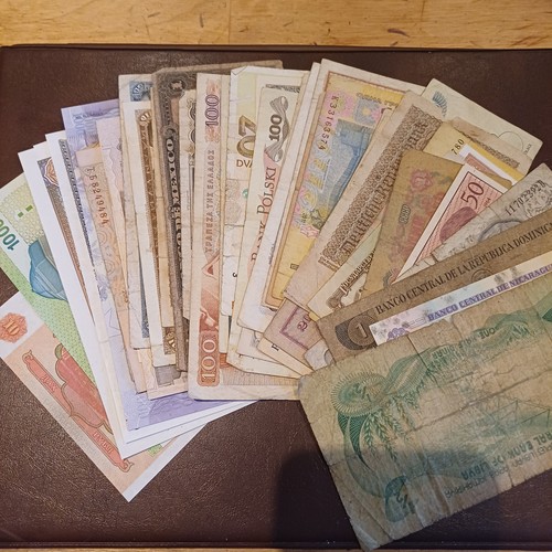 Lotto banconote estere da - lotto,