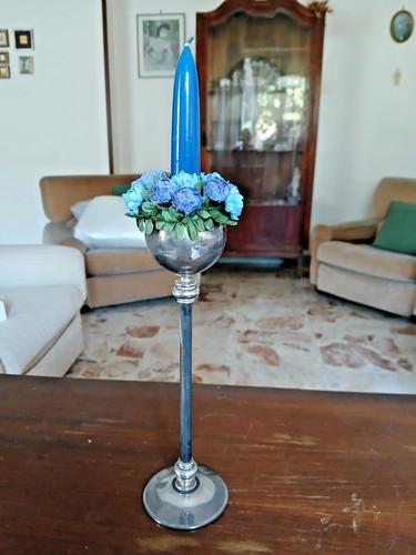 Porta candela silver - porta, plated