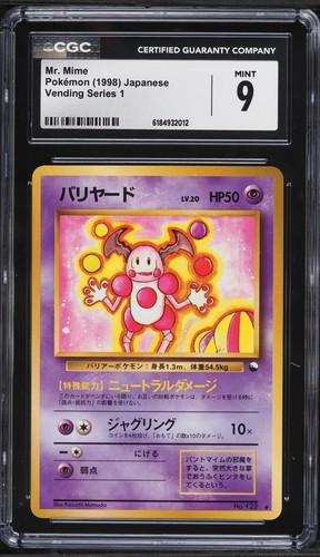 Cgc carta pokemon mime - 9,