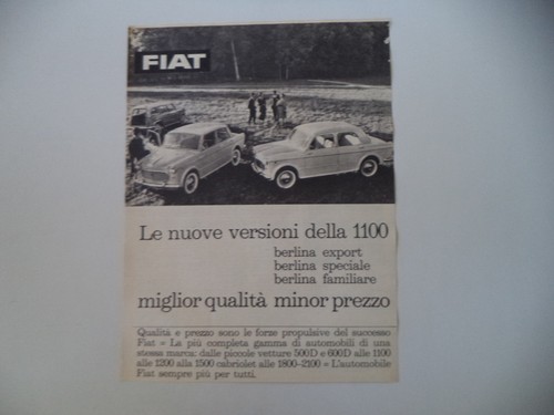 Advertising pubblicità 1960 - advertising,