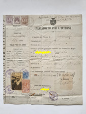Passaporto 1919 Comune